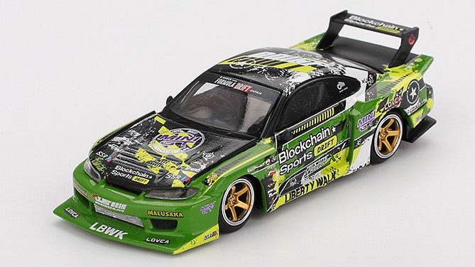 Nissan Silvia S15 Lb-super Silhouette #555 V2 Formula Drift Japan – Mini GT 1:64
