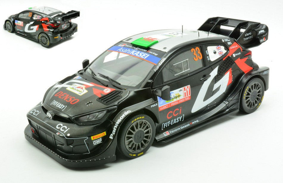 Toyota Gr Yaris N.33 Rally1 Hybrid Rally Japan 2024 Evans-Martin 1:18 – Ixo Model