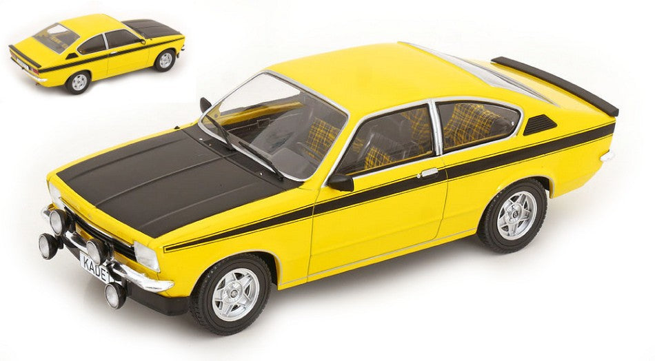 Opel Kadett C Coupe 1975 Yellow – ModelCarGroup 1:18