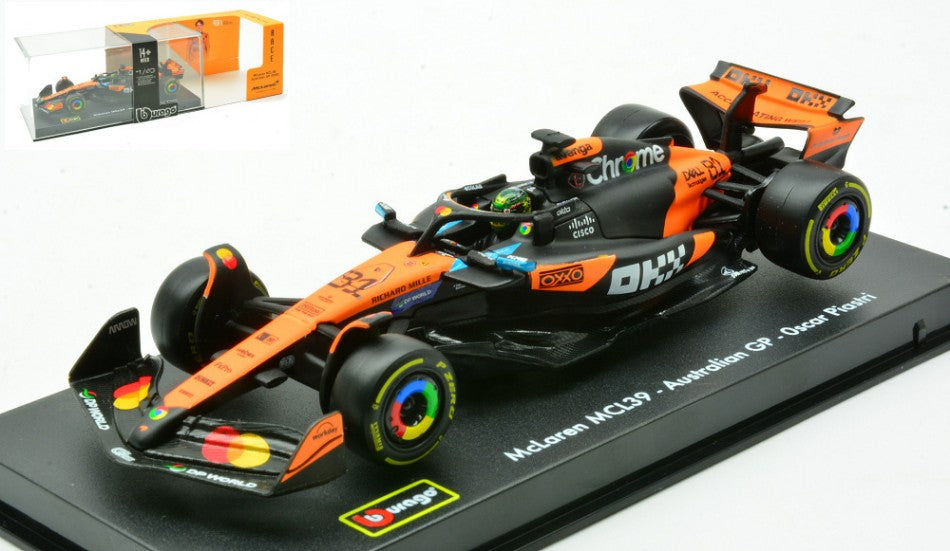 Mclaren MCL39 N.81 2025 Oscar Piastri Signature – Burago 1:43