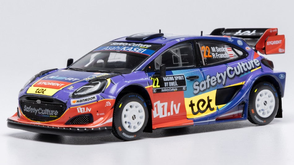 Ford Puma RALLY1 WRC N.22 Rally Sweden 2025 Sesks-francevic – Ixo Model 1:43