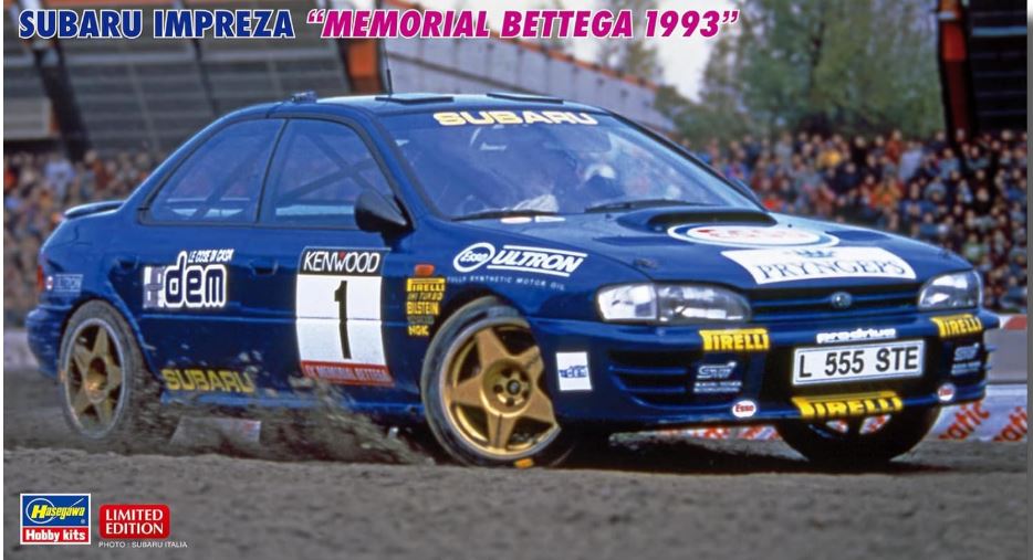 Subaru Impreza Memorial Bettega 1993 Kit – Hasegawa 1:24
