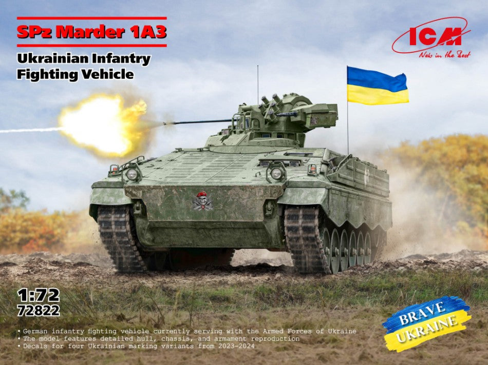 Spz Marder 1A3 Ukrainian Infantry Fighting Vehicle Kit – ICM 1:72