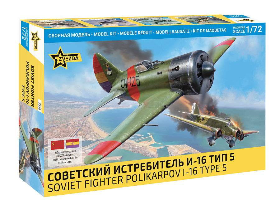 Polikarpov I-16 Kit – Zvezda 1:72