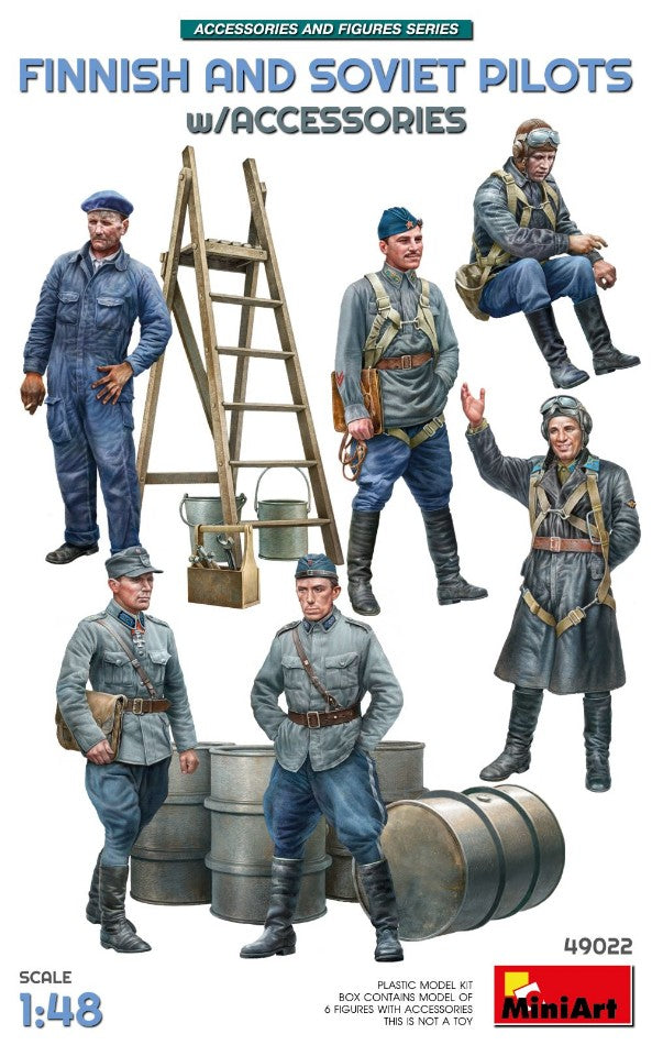 Finnish And Soviet Pilots Kit – Miniart 1:48