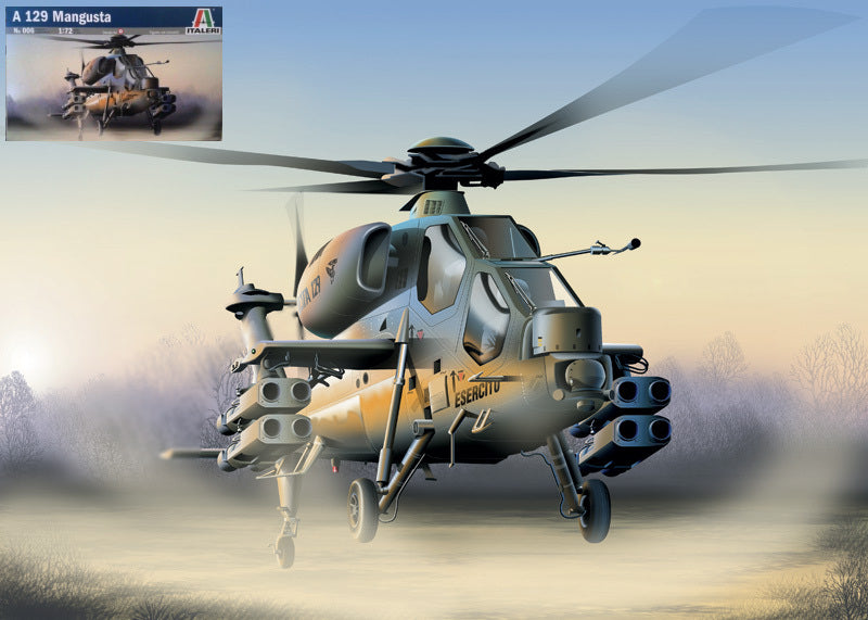 Elicottero A-129 Mangusta Kit – Italeri 1:72