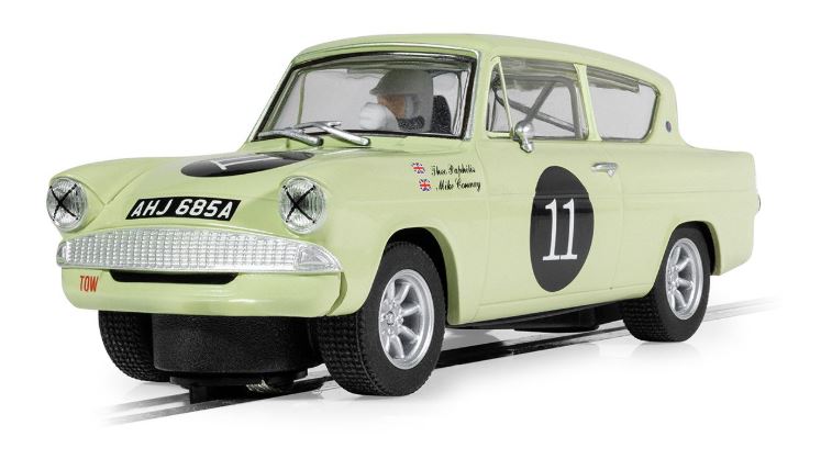 Ford Anglia 105E Theo Paphitis Slot – Scalextric 1:32