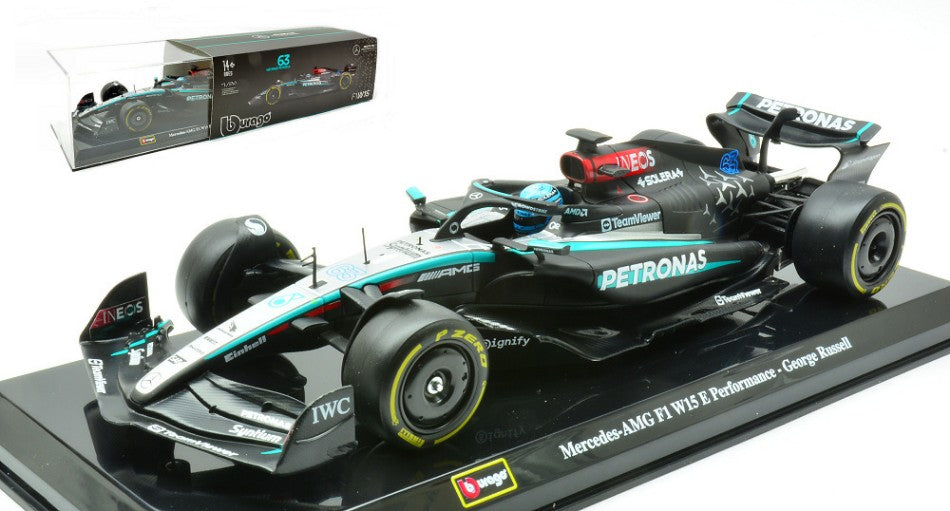 Mercedes AMG W15 N.63 2024 Geroge Russell Signature – Burago 1:24