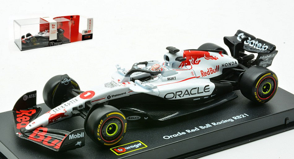 Red Bull RB21 N.1 Max Verstappen Winner Japan GP 2025 Signature – Burago 1:43