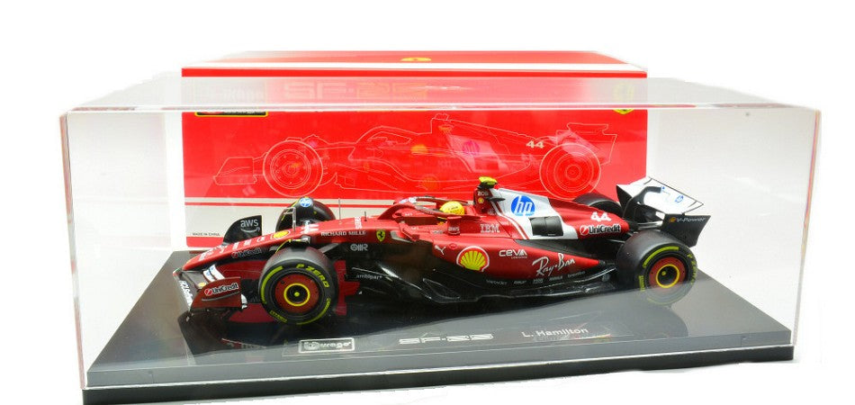 Ferrari F1 N.44 Lewis Hamilton 2025 Signature – Burago 1:18