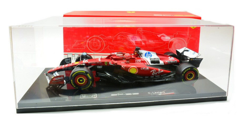 Ferrari F1 N.16 Charles Leclerc 2025 Signature – Burago 1:18