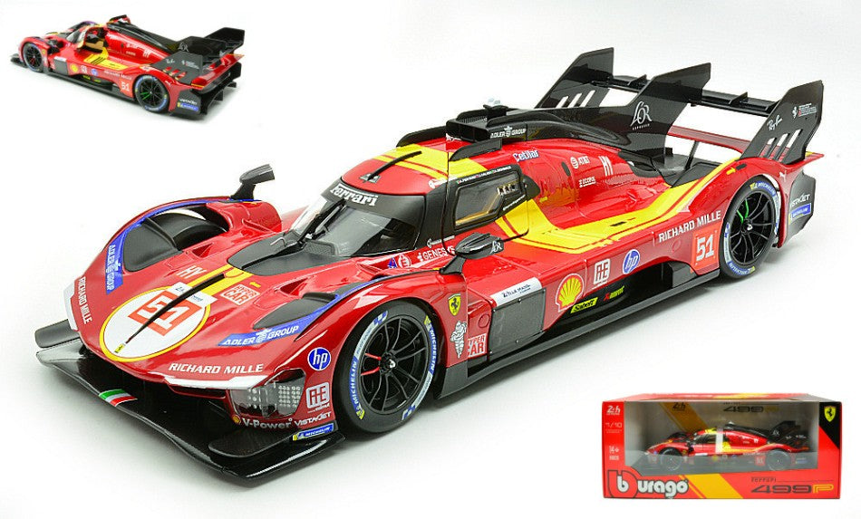 Ferrari 499P N.51 3rd Le Mans 2025 Pier Guidi-calado-giovinazzi – Bburago 1:18