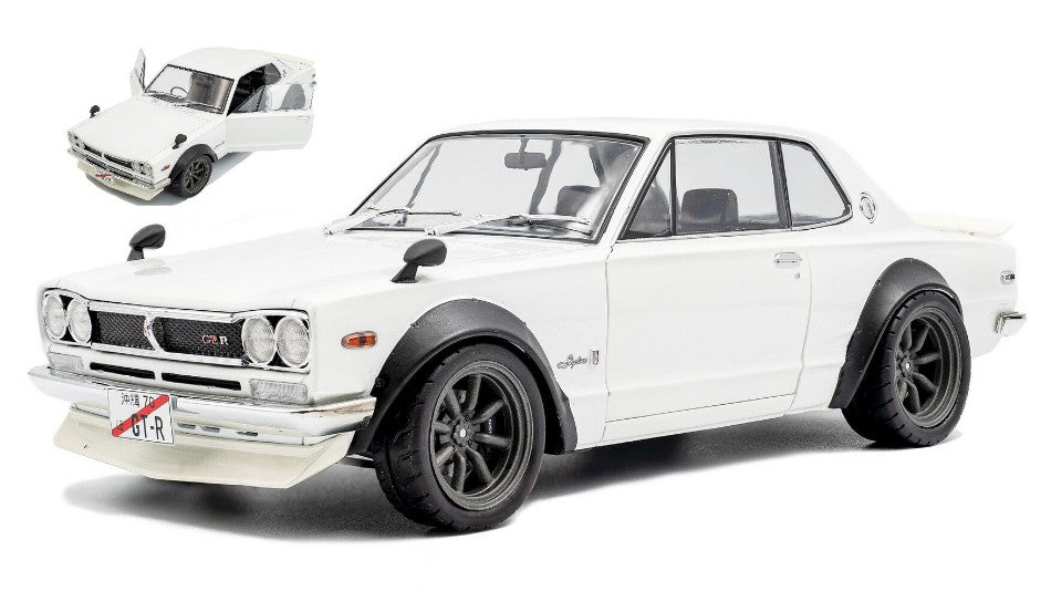Nissan Skyline (C10) Hakosuka Solido Works 1970 Pearl White – Solido 1:18