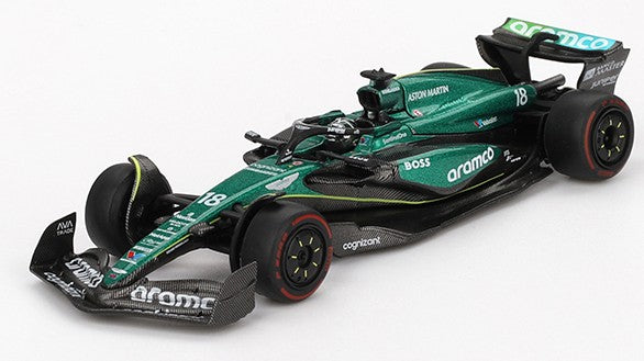 Aston Martin AMR24 #18 Lance Stroll Bahrain GP 2024 – Mini GT 1:64