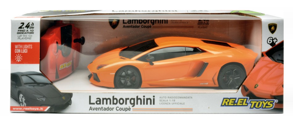 Lamborghini Aventador Sc Orange Radiocomando – RE.EL.Toys 1:18