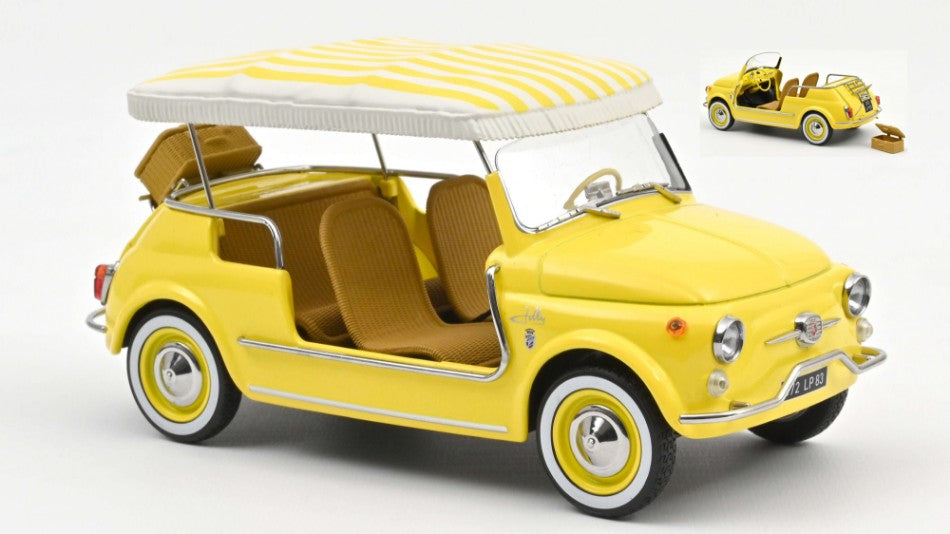 Fiat 500 Jolly 1965 giallo 1:18 – Norev