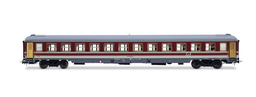 Fs, Uic-x 1979 Carrozza Trasporto Prigionieri Red/grey Liv. Ep.iv-v – Rivarossi 1:87
