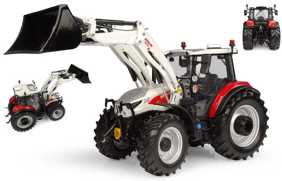 Trattore Con Pala Steyr 4120 Plus W/L635 Front Loader – Universal Hobbies 1:32