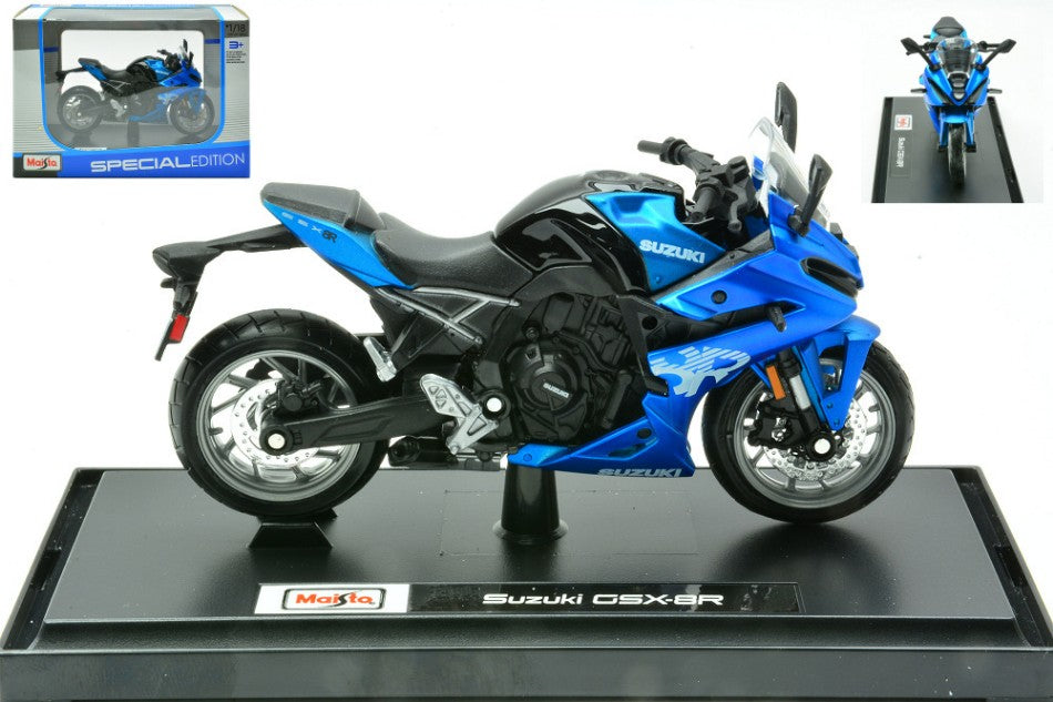Suzuki Gsx-8R 2024 blu 1:18 – Maisto