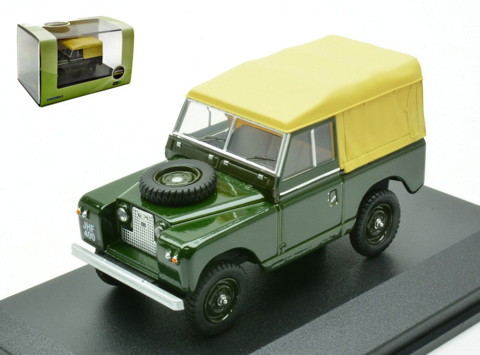 Land Rover Series Ii Swb Soft Top Canvas Green – Oxford 1:43