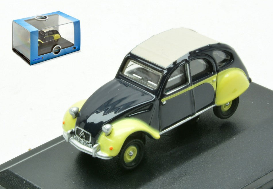 Citroen 2 Cv Charleston Nightblue/cream – Oxford 1:76