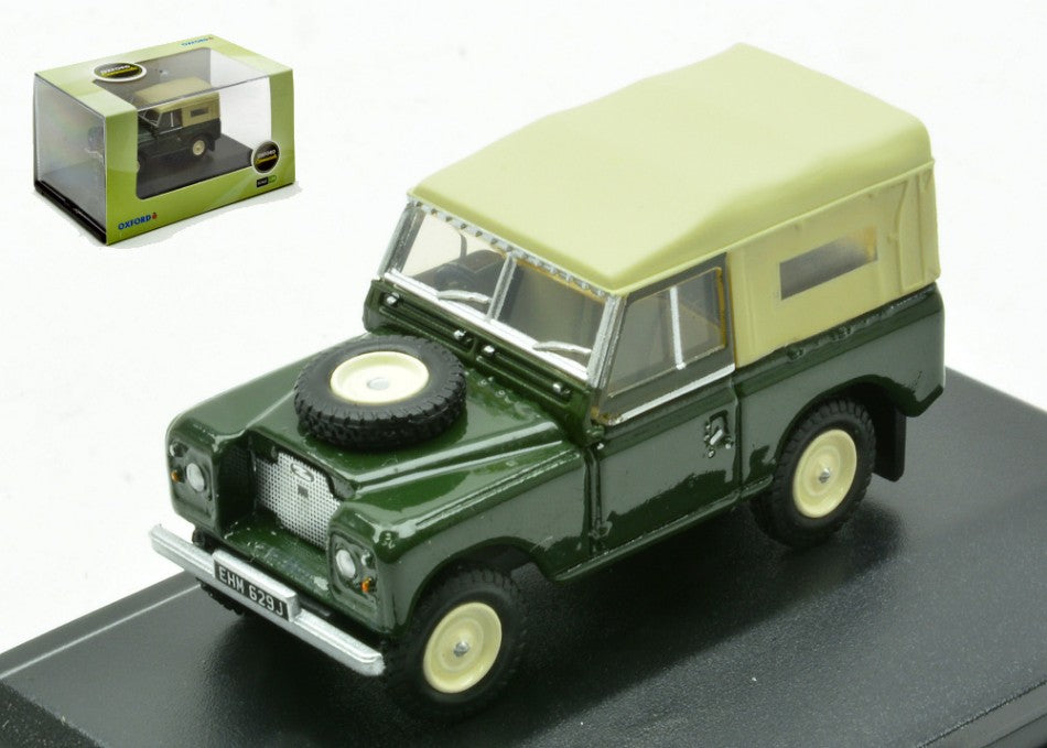 Land Rover Series 2A Swb Canvas Green – Oxford 1:76