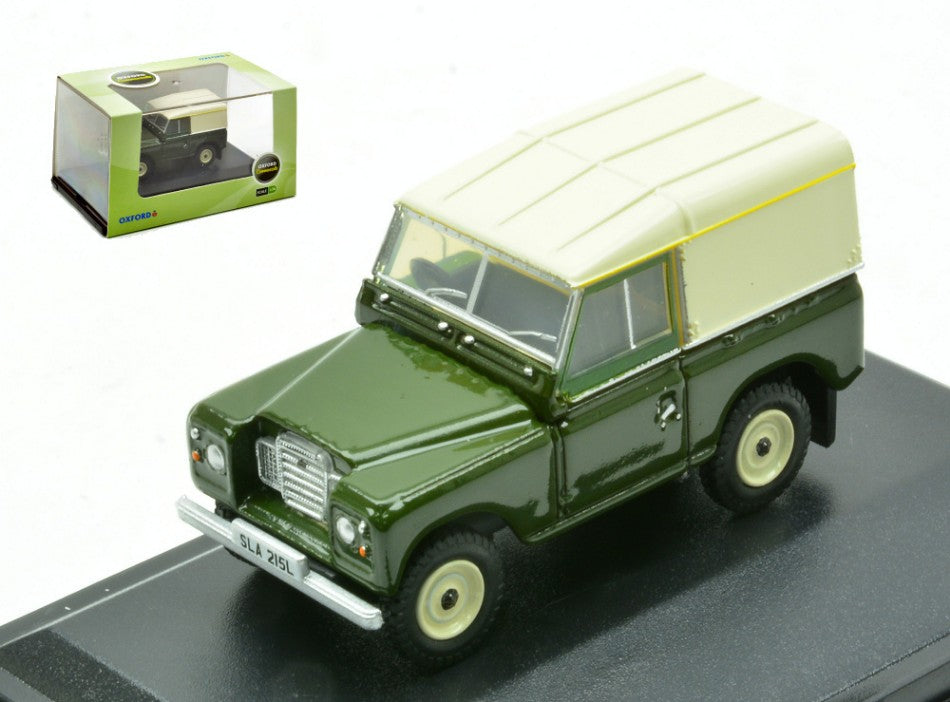 Land Rover Series Iii Swb Hard Top Green/cream – Oxford 1:76