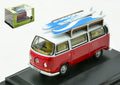 VW Bay Window Bus W/surfboards – Oxford 1:76