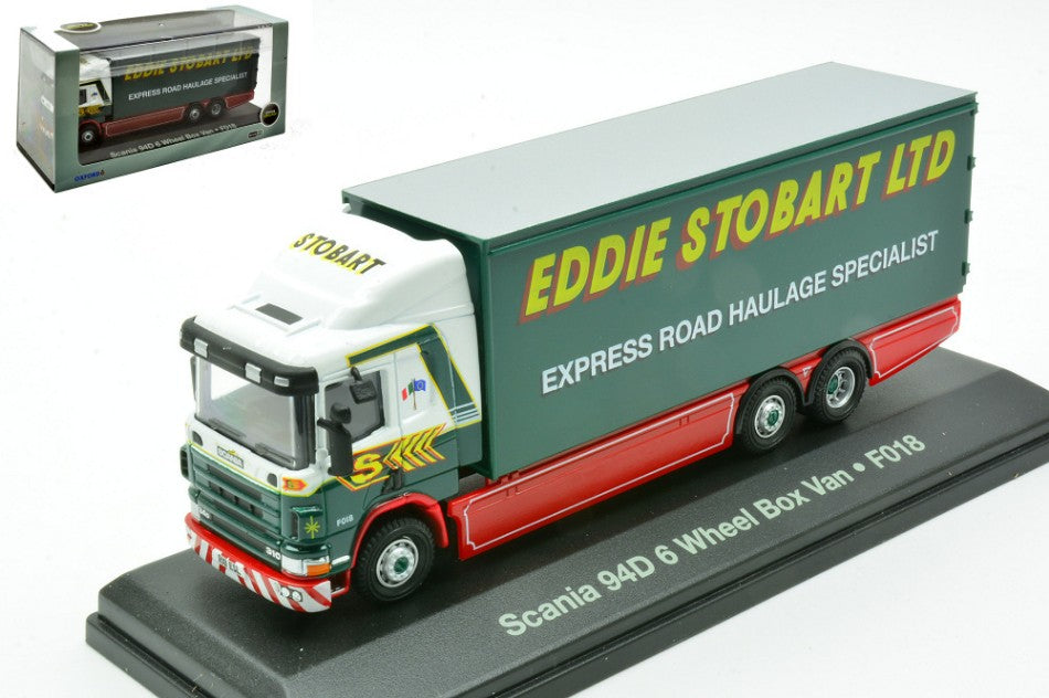 Scania 94D 6 Wheel Box Van Eddie Stobart Ltd – Oxford 1:76