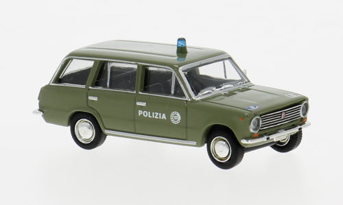 Fiat 124 Familiare 1966 Polizia – Brekina 1:87