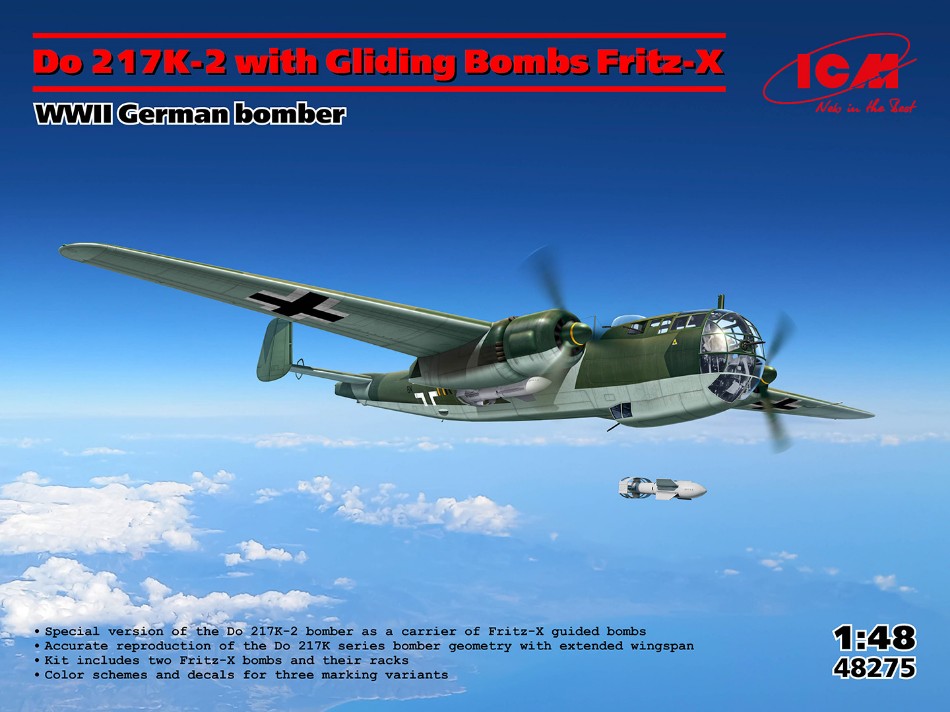 Do 217K-2 WWII German Bomber Kit – ICM 1:48