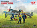 WWII RAF Airfield Spitfire Mk.ix - Mk.vii Kit – ICM 1:48