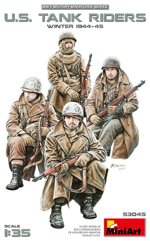 U.S. Tank Riders (winter 1944-45) Kit – Miniart 1:35