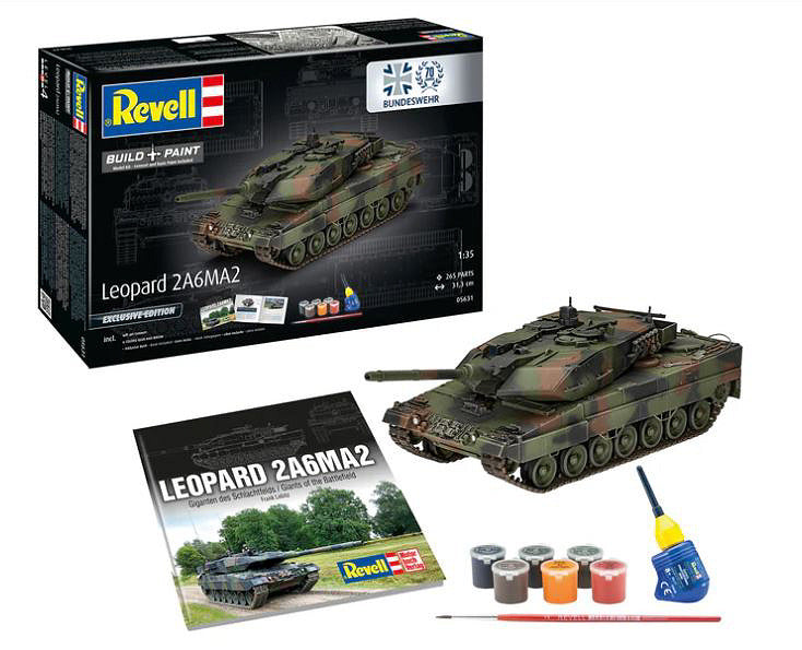 Leopard 2 A6A2 "70 Years Bundeswehr" Kit – Revell 1:35
