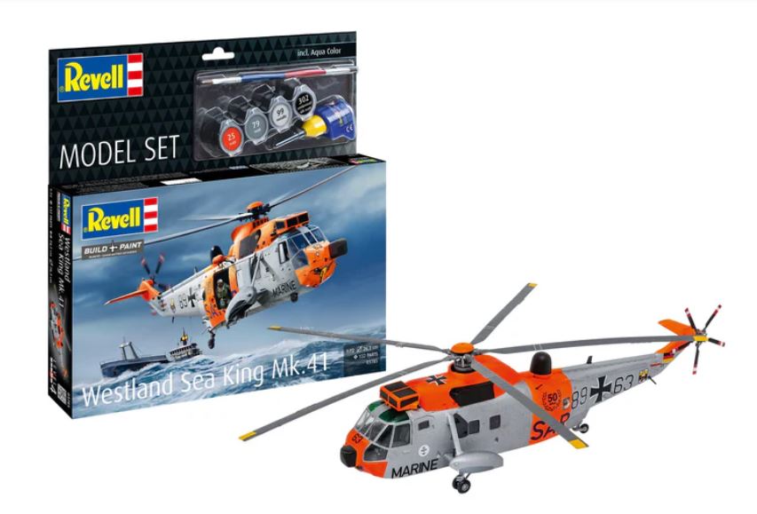 Westland Sea King Mk.41 Model Set Kit – Revell 1:72