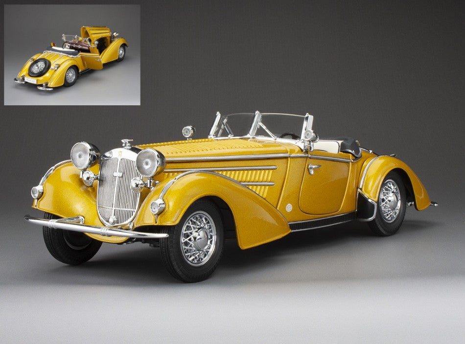Horch 855 Special Roadster 1939 Gold – SunStar 1:18