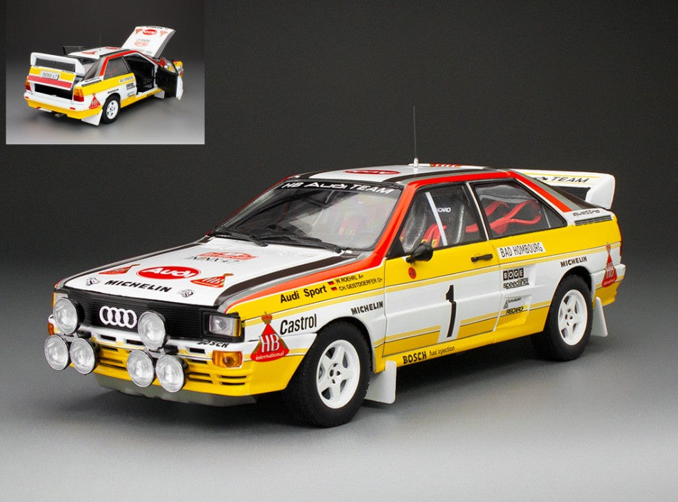 Audi Quattro A2 N.1 Winner Rally Monte Carlo 1984 Rohrl-geistdorfer – SunStar 1:18