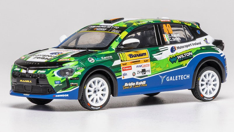 Lancia Ypsilon Hf N.40 Rally4 Barum 2025 Rahill-Smith 1:43 – Ixo Model