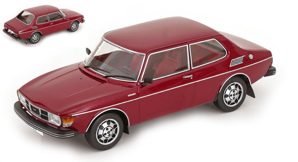 Saab 99 Ems 1977 Dark Red – ModelCarGroup 1:18