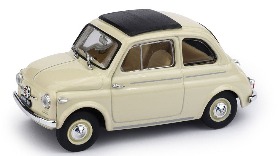 Fiat Nuova 500 Tetto Apribile Chiusa 1959 Avorio – Brumm 1:43