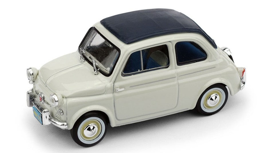 Fiat Nuova 500 America 1958 Chiusa Grigio – Brumm 1:43