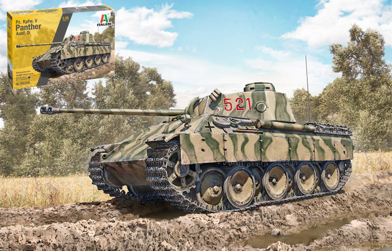Pz.kpfw. V Panther Ausf.d Kit – Italeri 1:35