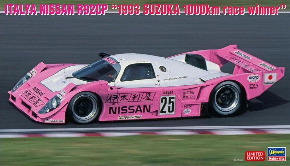 Italya Nissan R92CP N.25 Suzuka 1000 Km Race Winner Kit – Hasegawa 1:24