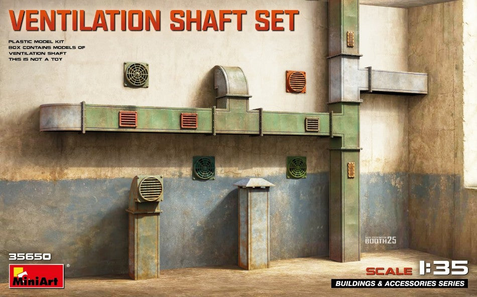Ventilation Shaft Set Kit – Miniart 1:35