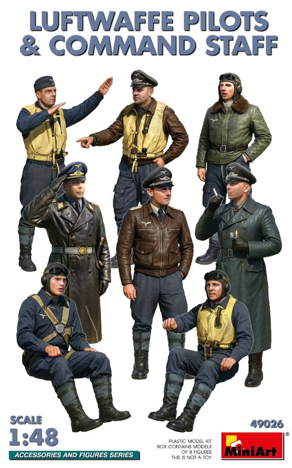 Luftwaffe Pilots And Command Staff Kit – Miniart 1:48