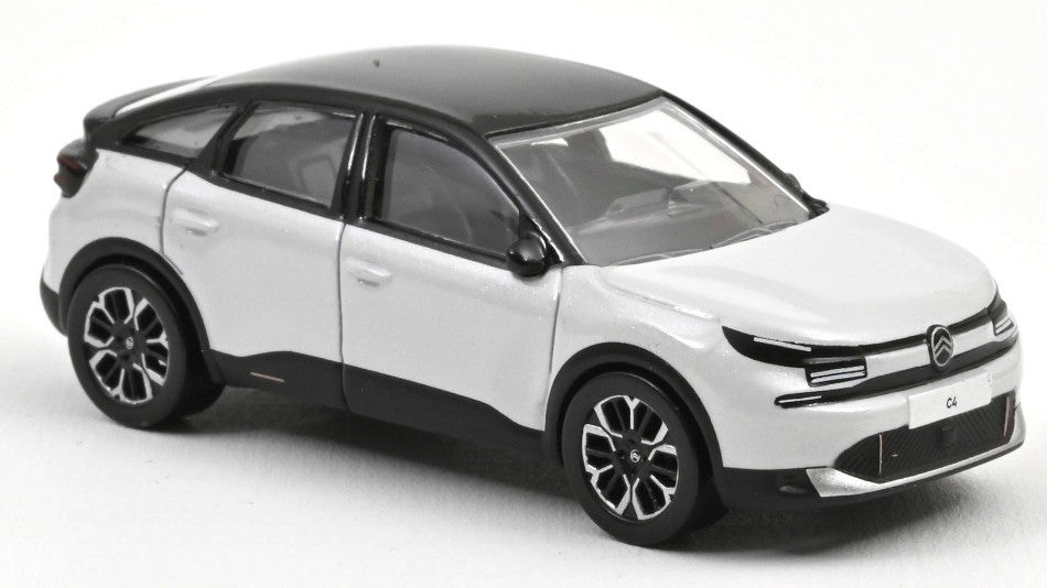 Citroen C4 2025 Okenite Met.white And Black – Norev 1:64