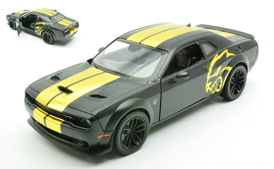 Dodge Challenger Srt Hellcat Widebody Black – MotorMax 1:24