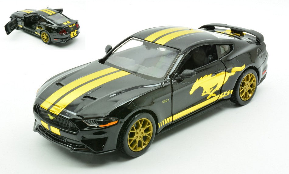 Ford Mustang GT 2018 Black – MotorMax 1:24