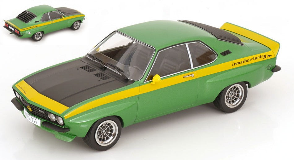 Opel Manta A Irmscher 1974 Green/yellow – ModelCarGroup 1:18