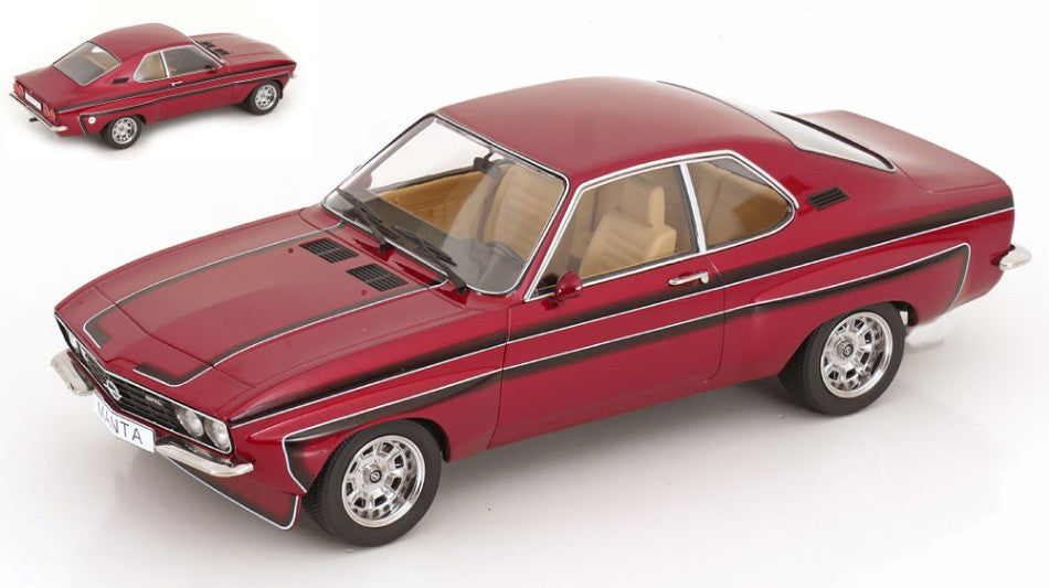 Opel Manta A Irmscher 1974 Dark rosso 1:18 – ModelCarGroup
